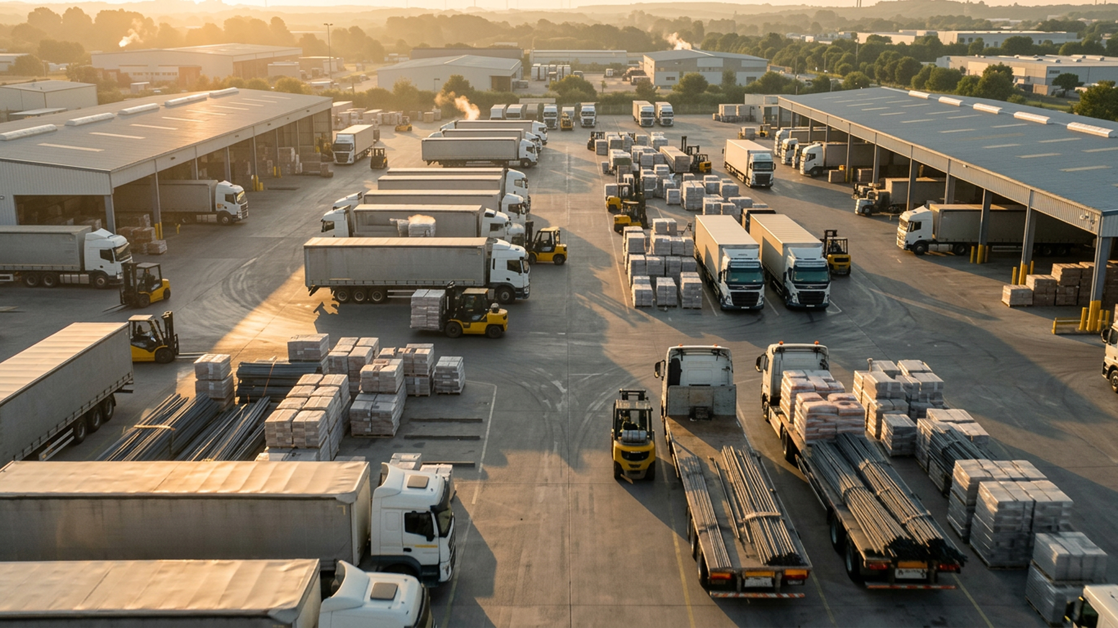 Builders merchant yard