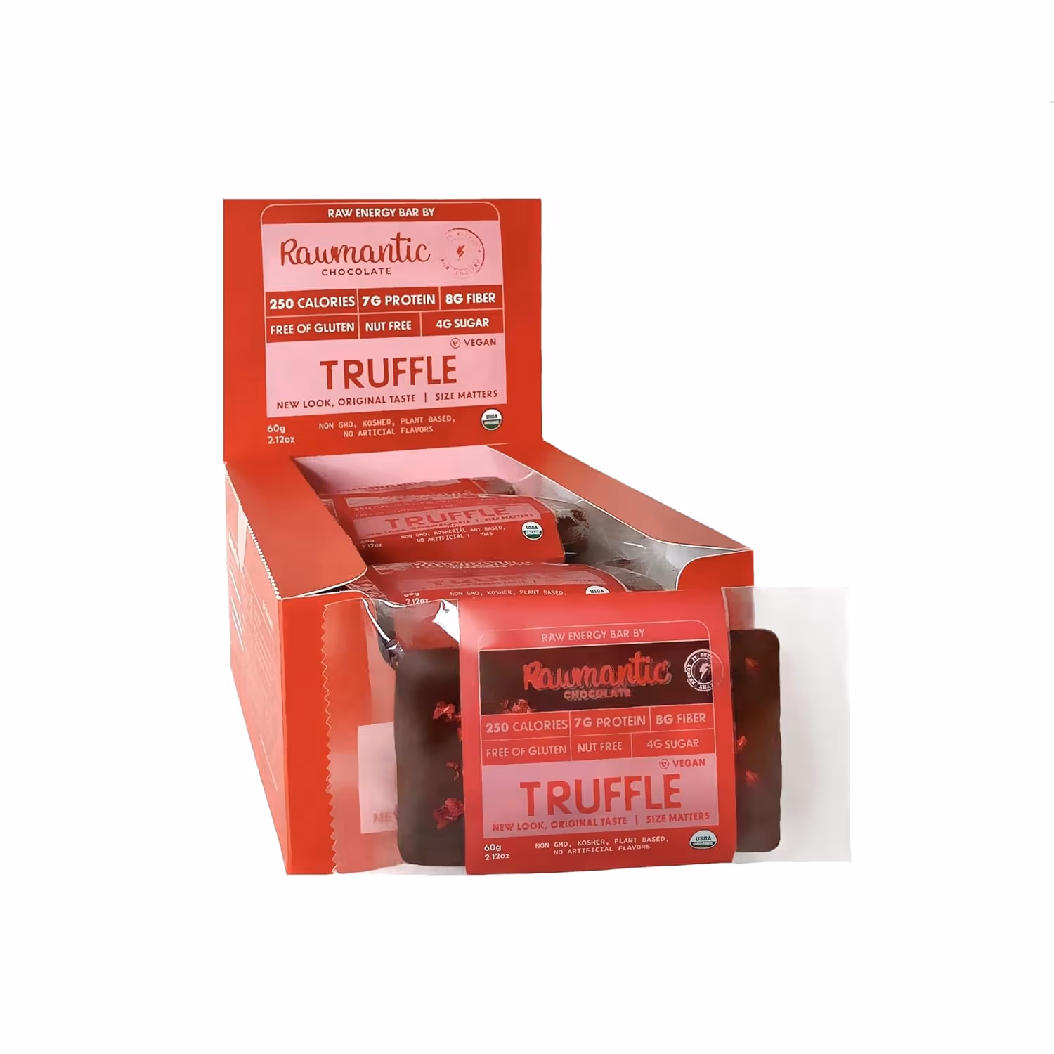 Dark Chocolate Truffle Berry Vegan Energy Bars