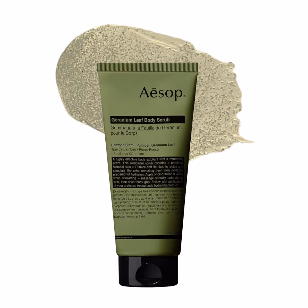 Geranium Leaf Exfoliating Body Scrub
