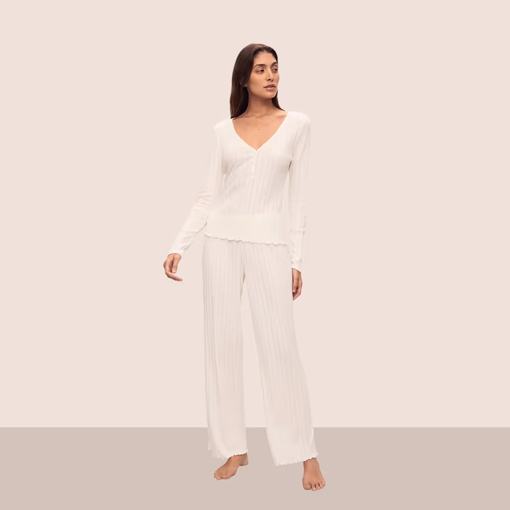 Pointelle Henley