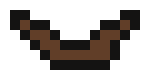 Simple pixel art of a brown bird with outstretched wings, facing left.