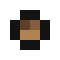 Pixelated abstract pattern with brown, black, and tan squares in a grid.