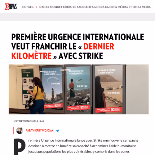 Article sur le site CBNews
