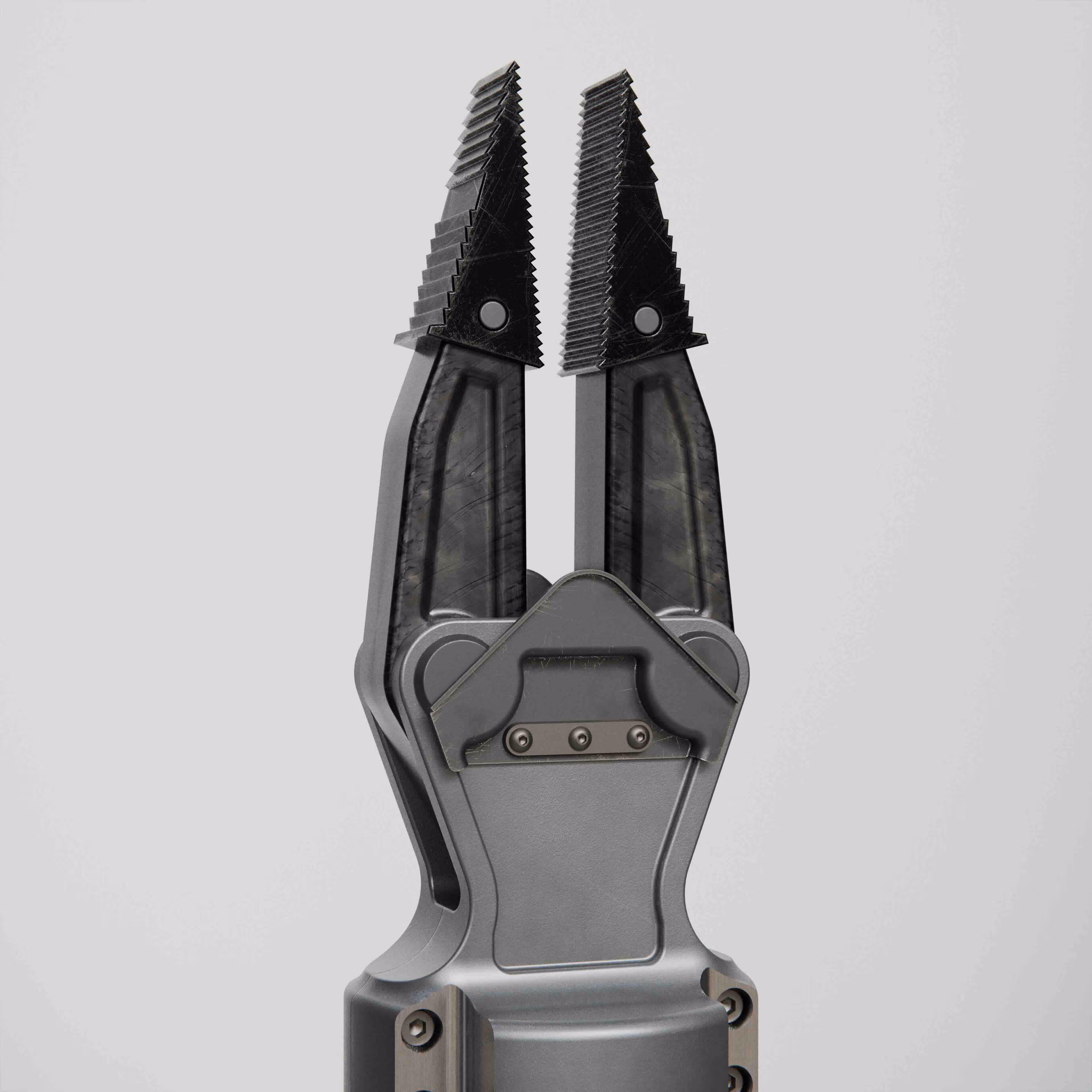 Spreader arms made of carbon fiber by Holy Technologies. For field and rescue equipment.