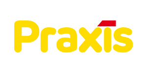 Logo van Praxis, klant van Studio Het Nest