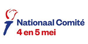Logo van Nationaal Comité 4 en 5 mei, klant van Studio Het Nest
