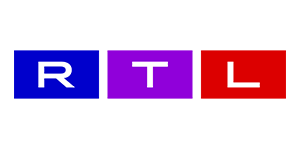 Logo van RTL, klant van Studio Het Nest