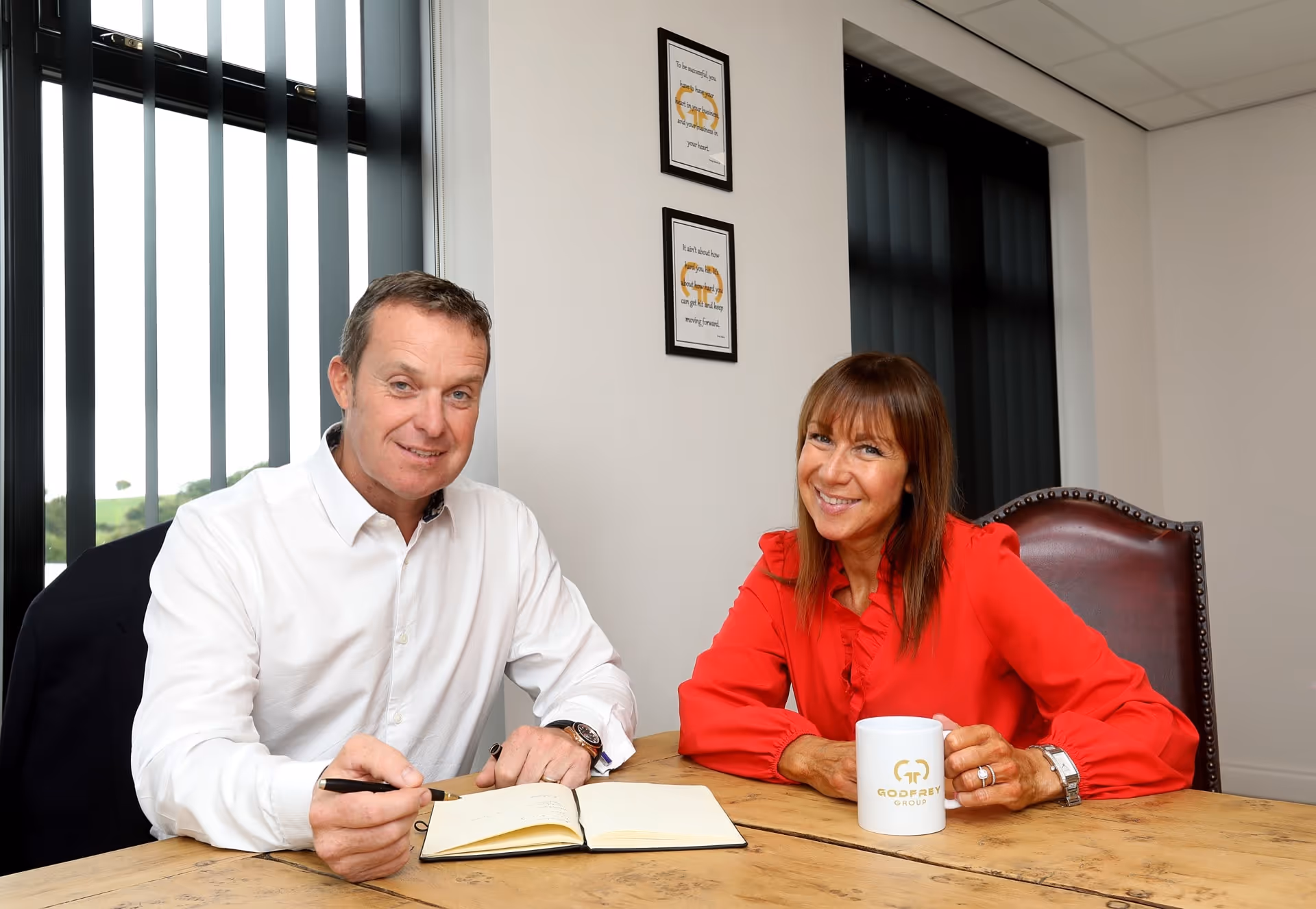 Godfrey Group Directors, Andrew and Louisa