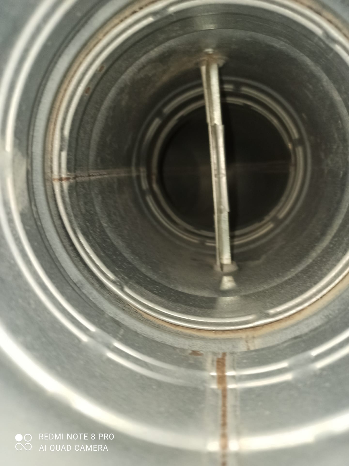 Binnenkant ventilatiebuis