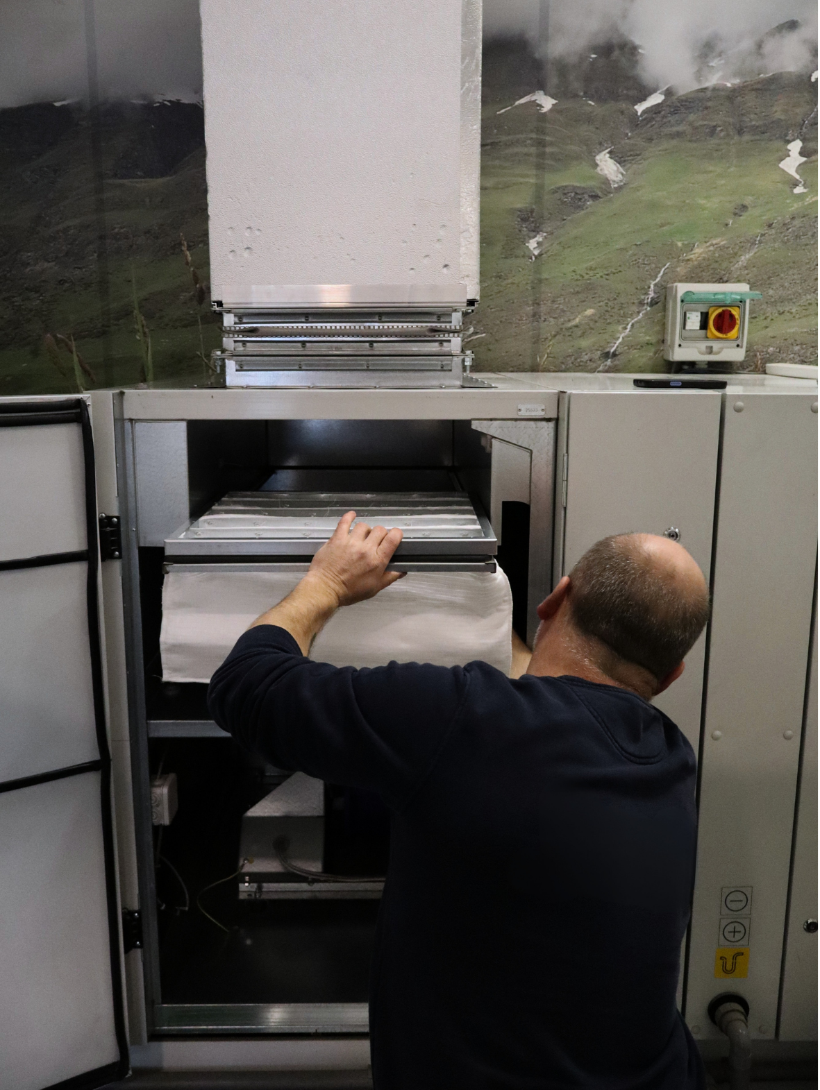 Een HVAC-installateur
