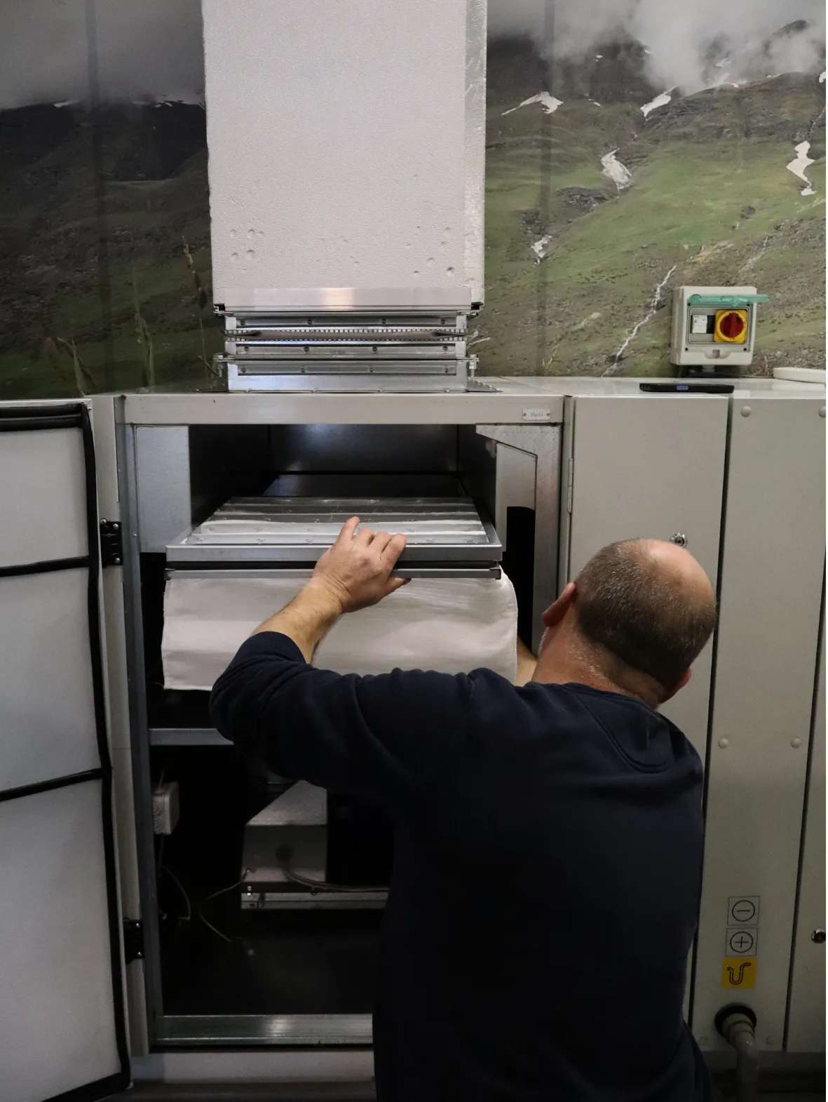 Een HVAC-installateur