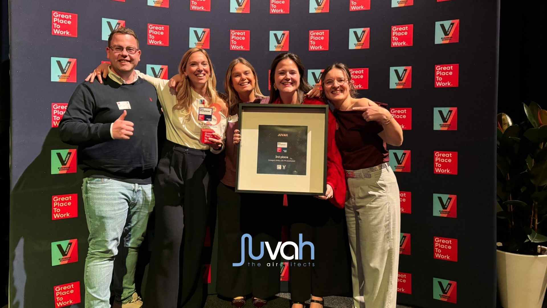 Juvah opnieuw erkend als Great Place to Work 