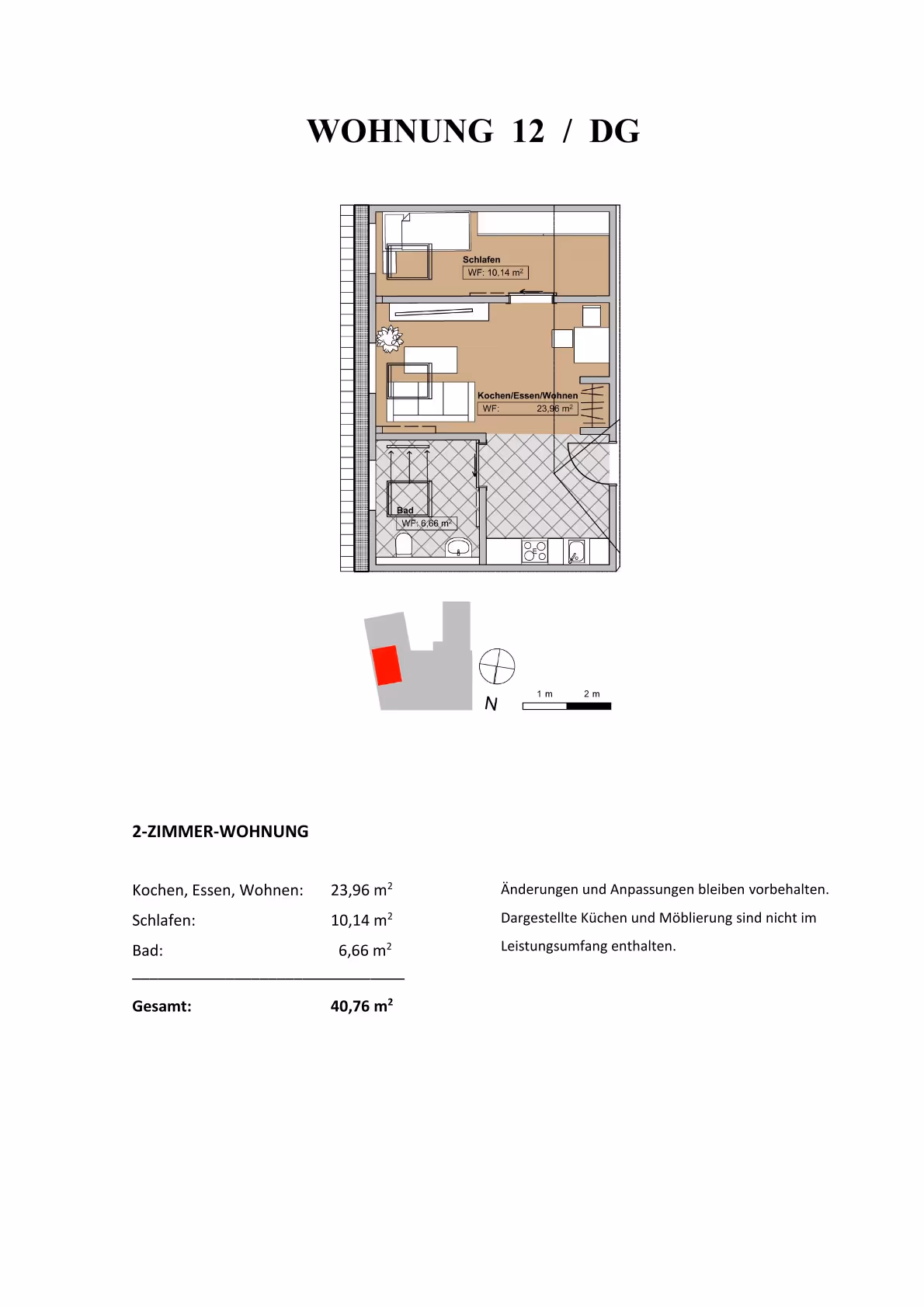 Grundriss Wohnung 12