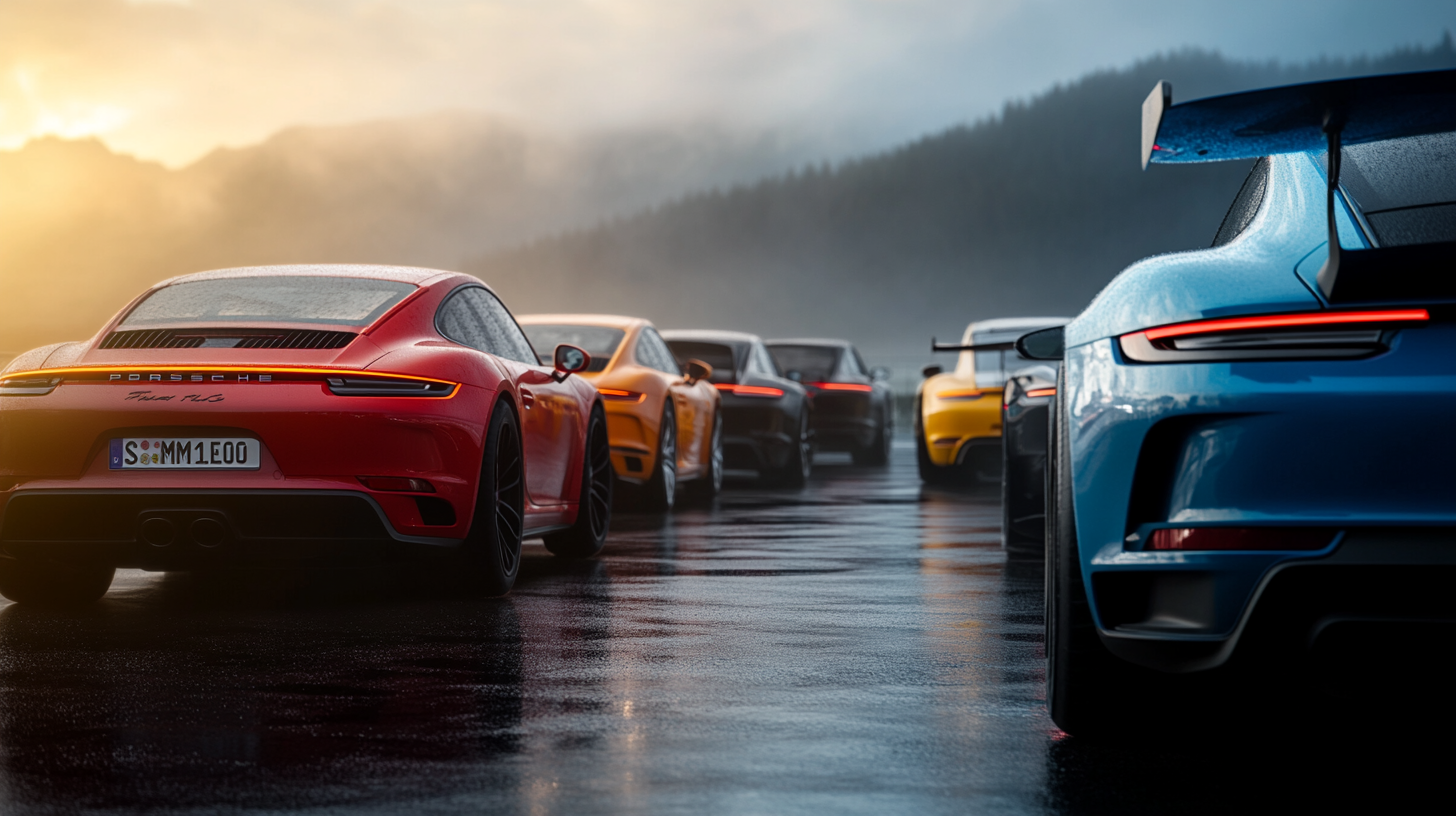 Versicherungskosten verschiedener Porsche Modelle im Überblick – von 718 bis 911 GT3