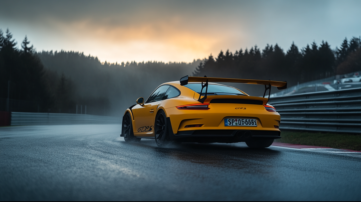 Porsche GT3 RS auf der Rennstrecke – Warum die normale Versicherung hier nicht zahlt