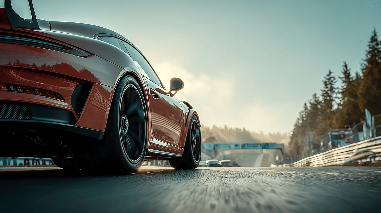 Porsche 911 GT3 RS im Karussell der Nürburgring Nordschleife während eines Trackdays