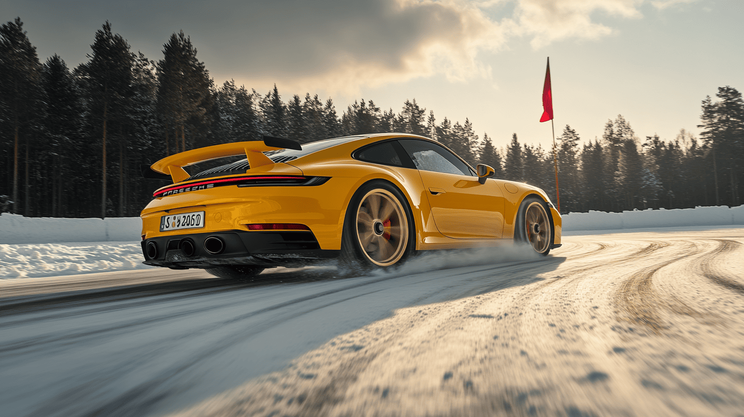 Drift Training auf der Kreisbahn – Übungen im Schnee