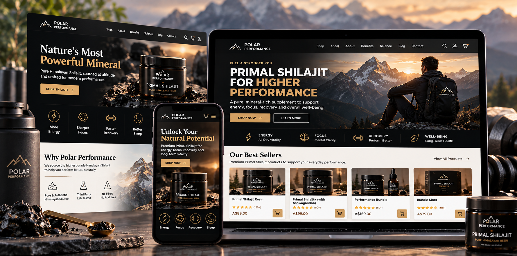 Responsive website design projects by PTS Globals