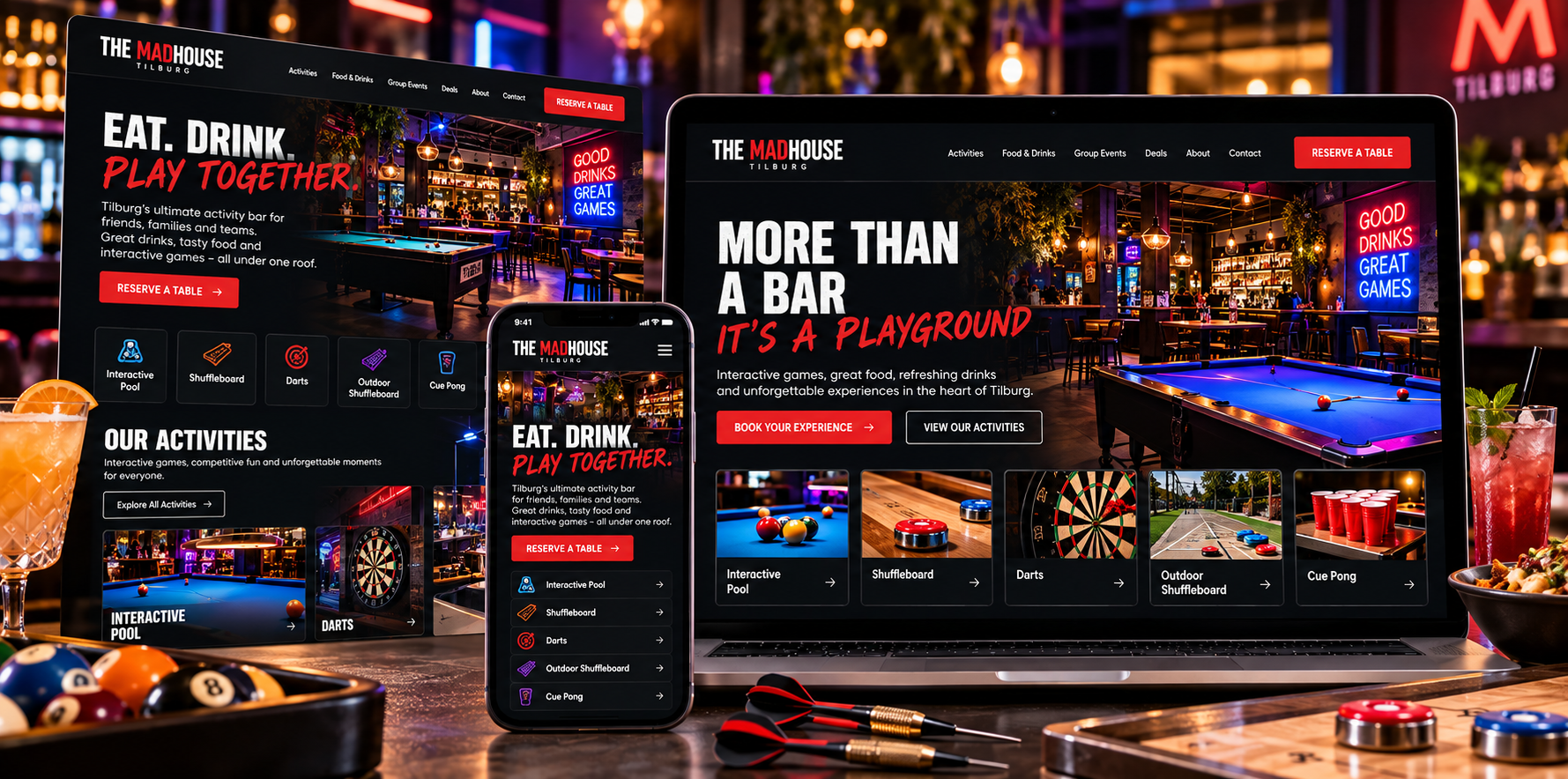 Responsive website design projects by PTS Globals
