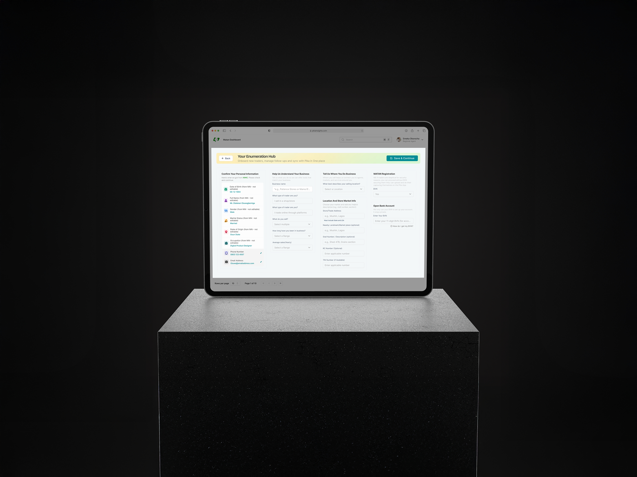 [background image] image of contact office (for a general contractor)