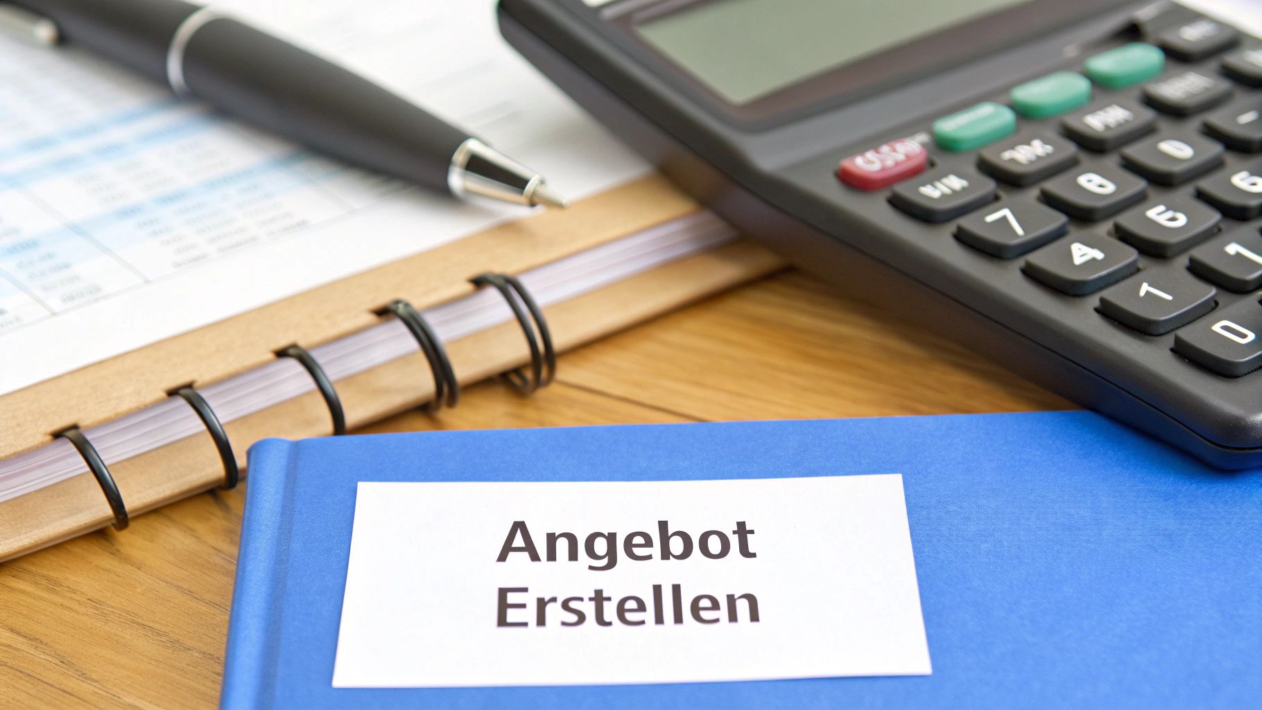 Angebot und Kostenvoranschlag (Quote and Estimate Email)