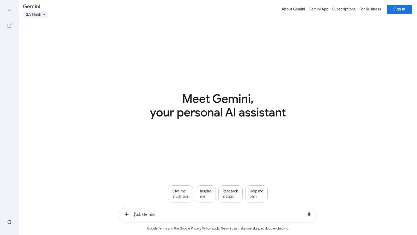 Google Gemini (Google AI Pro/Ultra)