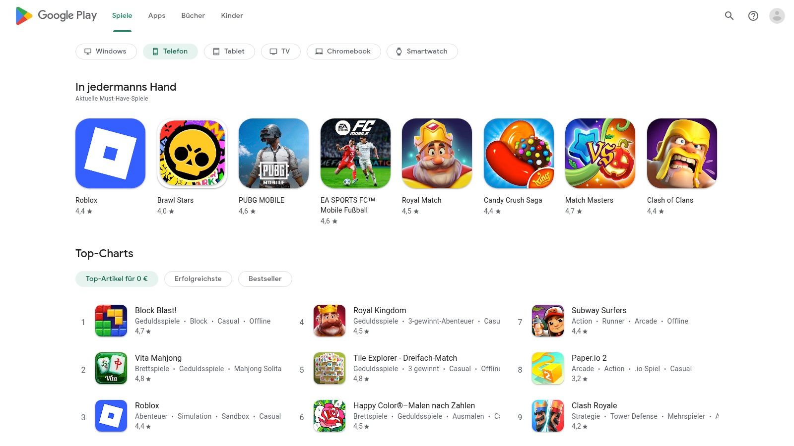 Google Play Store (Deutschland)