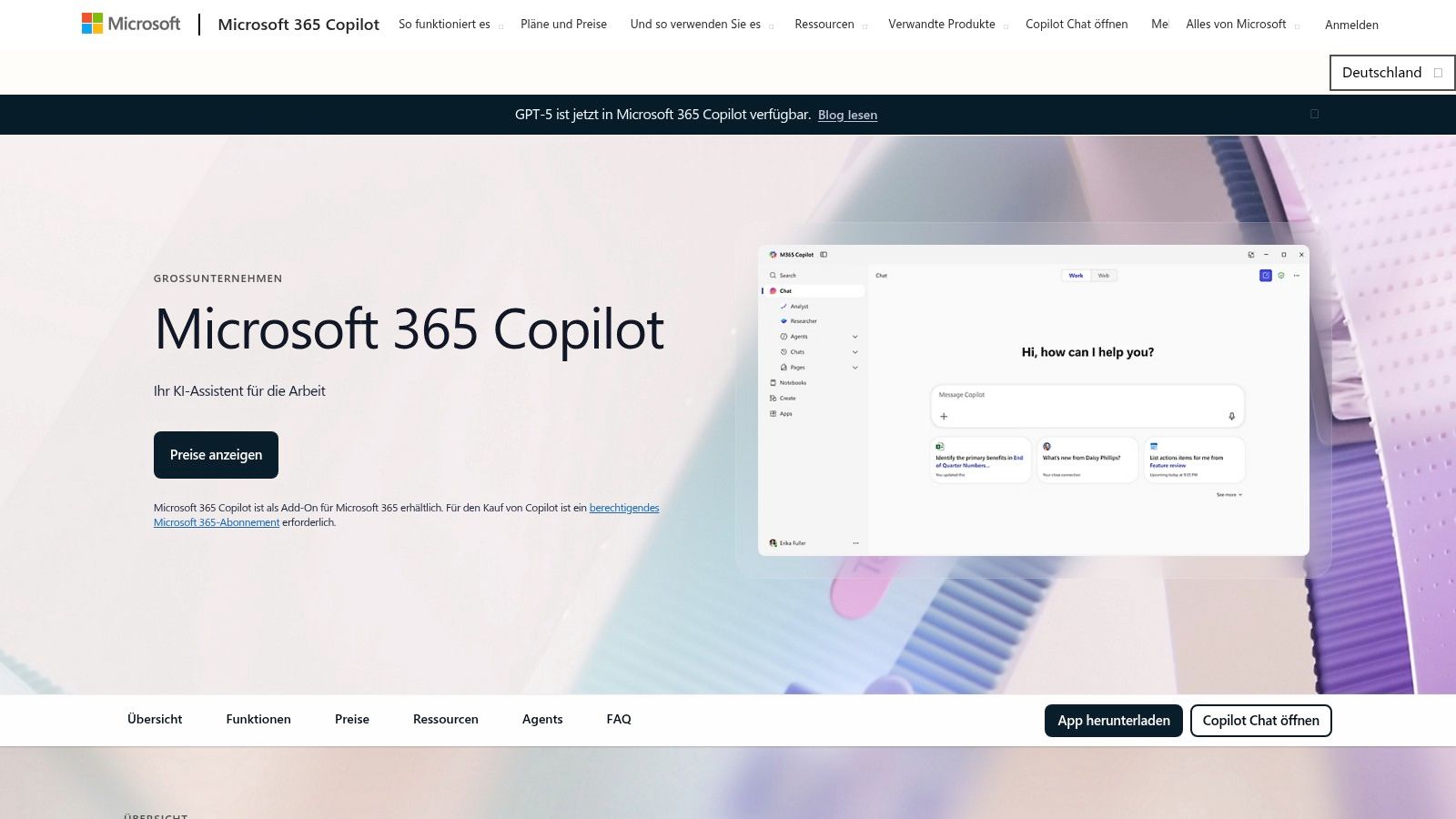Microsoft Copilot (privat & geschäftlich, deutsch)