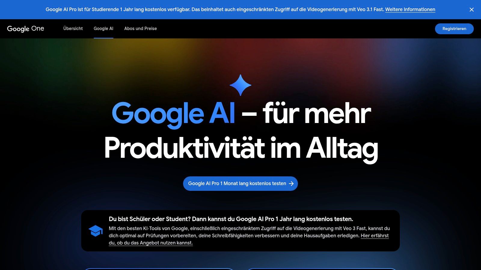 Google Gemini – Google AI Abos (AI Pro / AI Ultra)