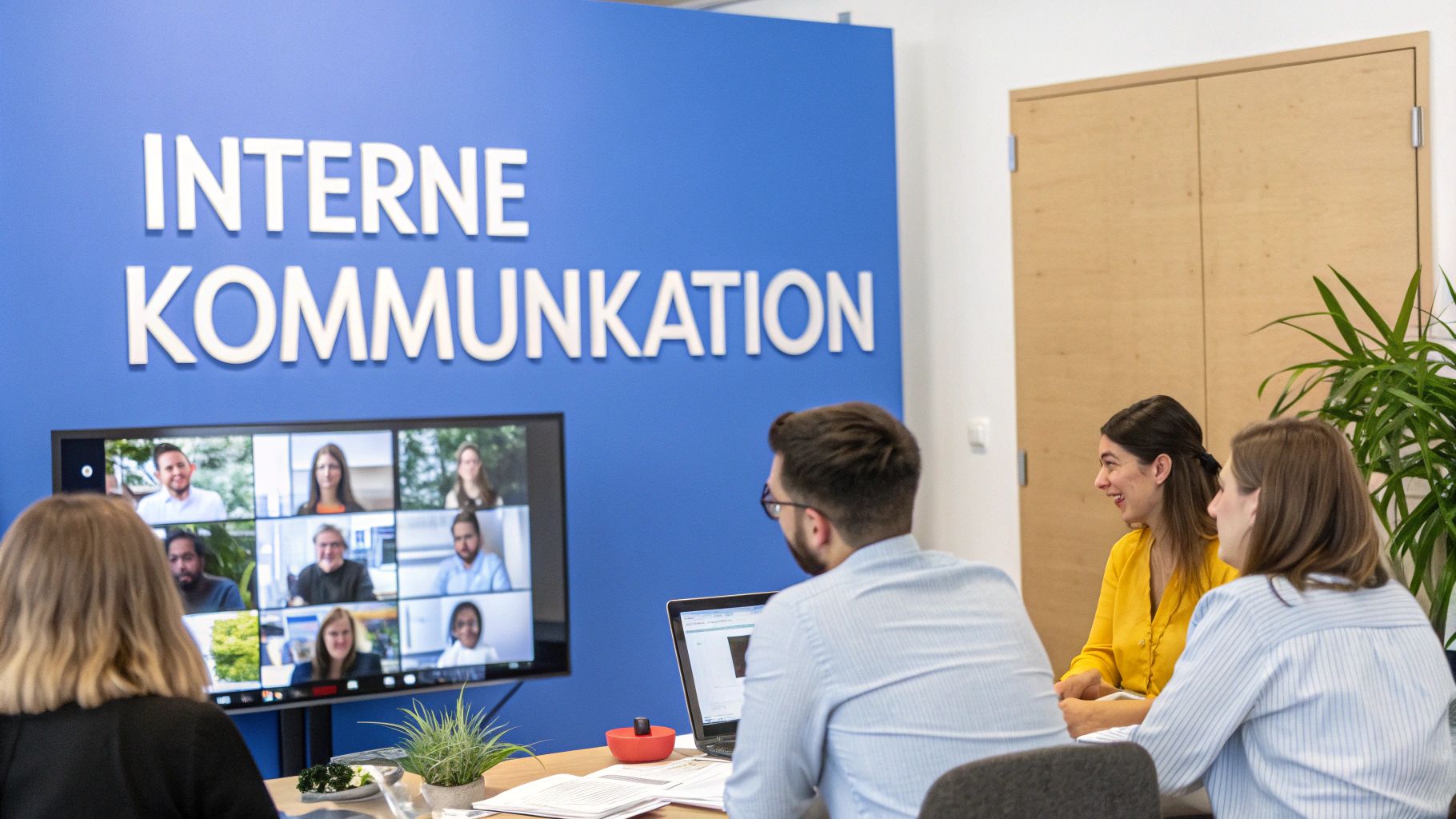 Ein diverses, globales Team arbeitet an verschiedenen Orten zusammen, verbunden durch digitale Linien, die eine nahtlose Kommunikation symbolisieren.