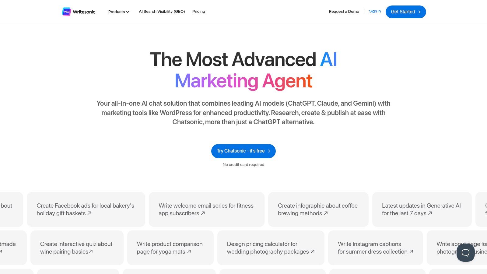 Writesonic – Chatsonic