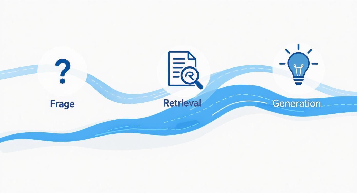 Infographic about retrieval augmented generation rag