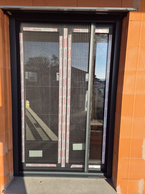 Grande porte vitrée Alu