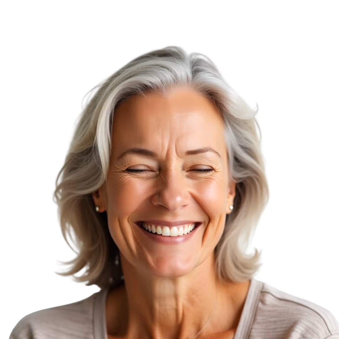 Woman feeling happy after Sleep and Sinus Centers healed her sinus issues.