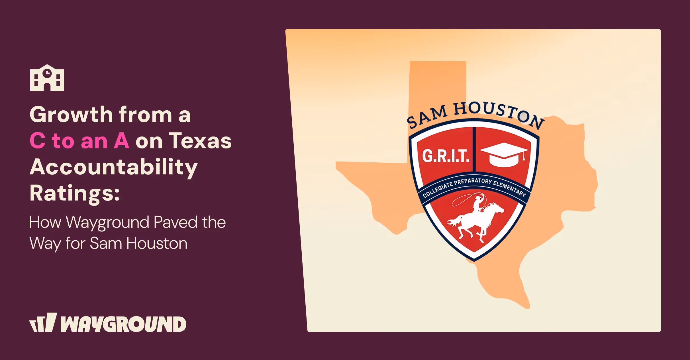 Growth from a C to an A on Texas Accountability Ratings: How Wayground Paved the Way for Sam Houston