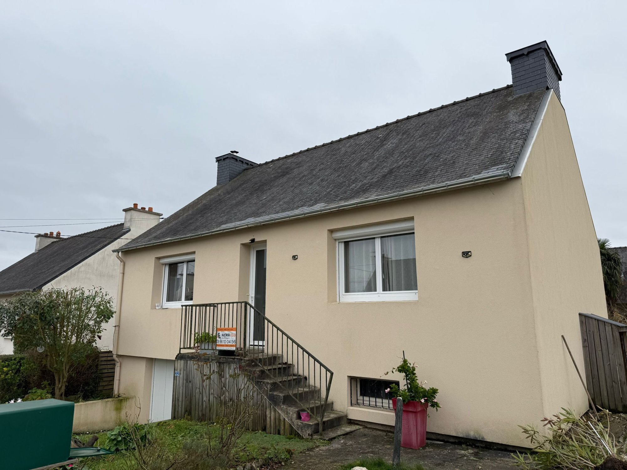 Remplacement de gouttières en zinc à Caulnes (22350)