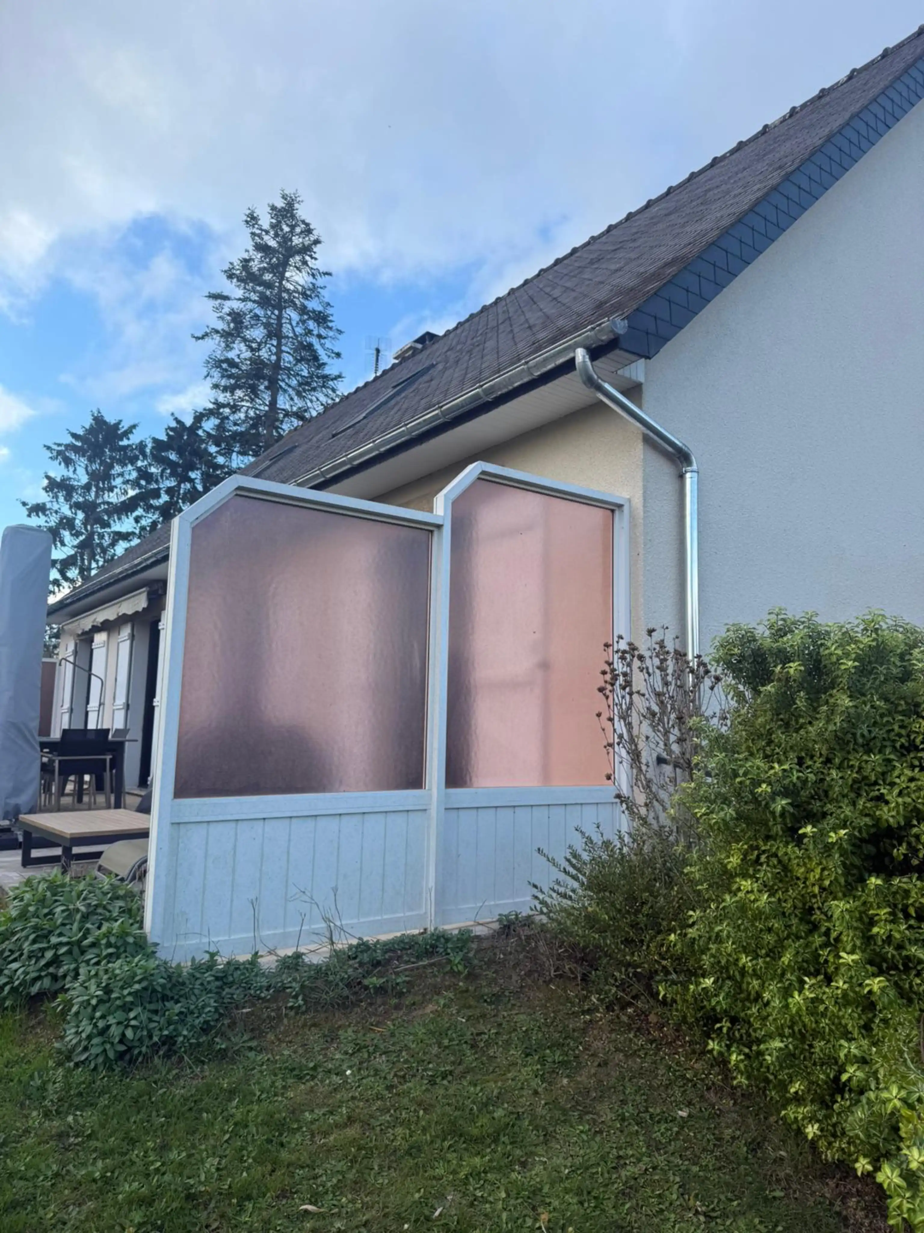 Remplacement de gouttières en zinc à Bruz (35170)