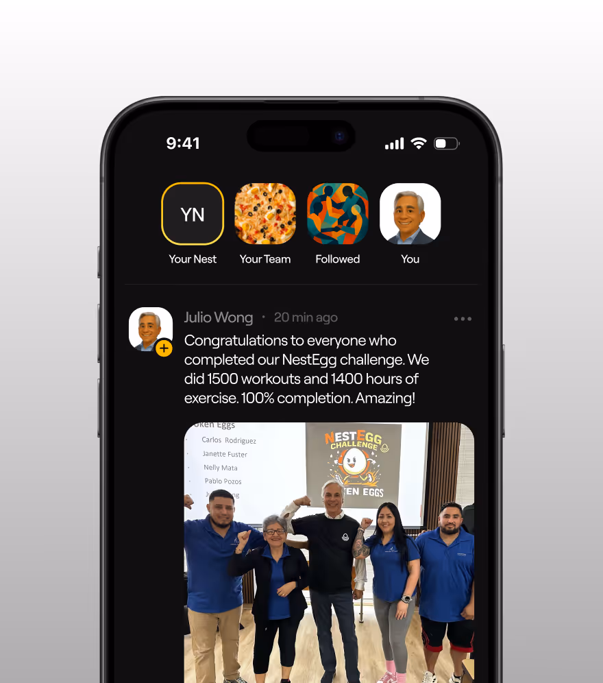 NestEgg app screen