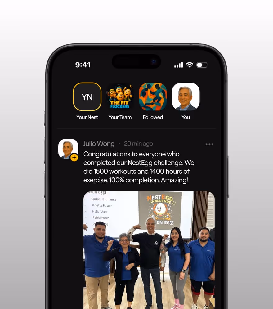 NestEgg app screen