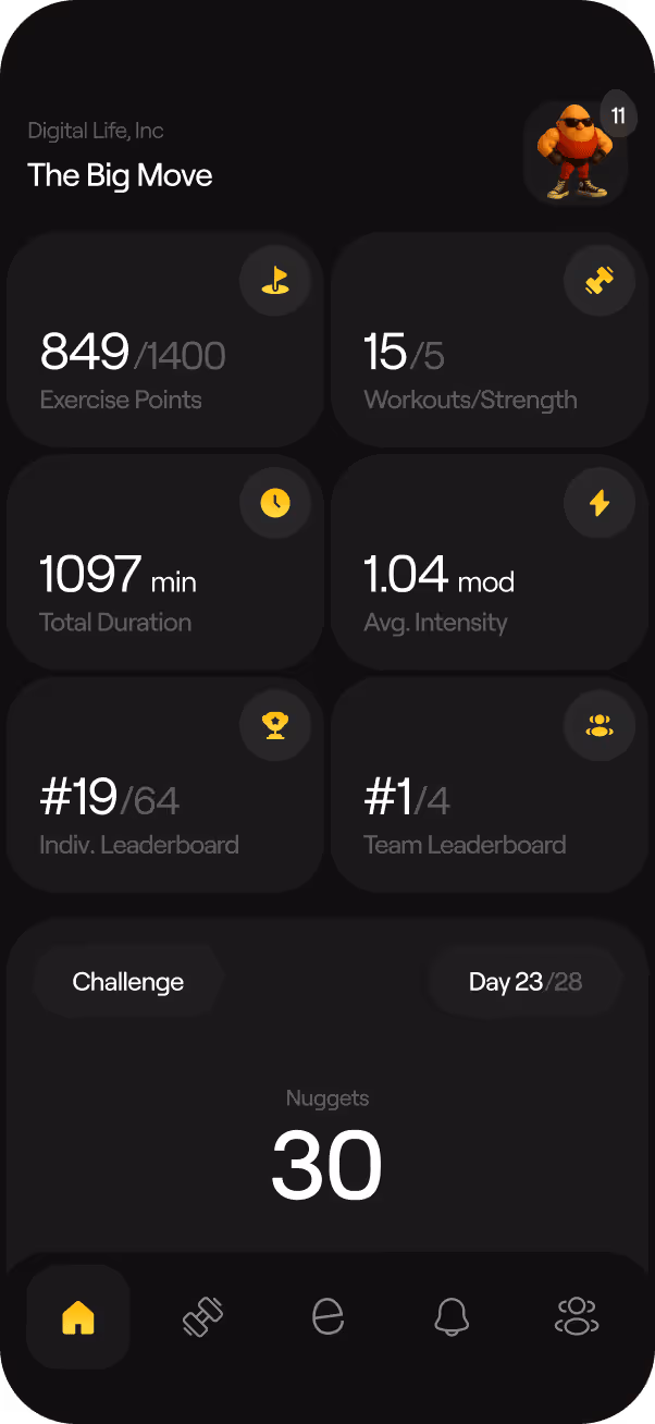 NestEgg app screen