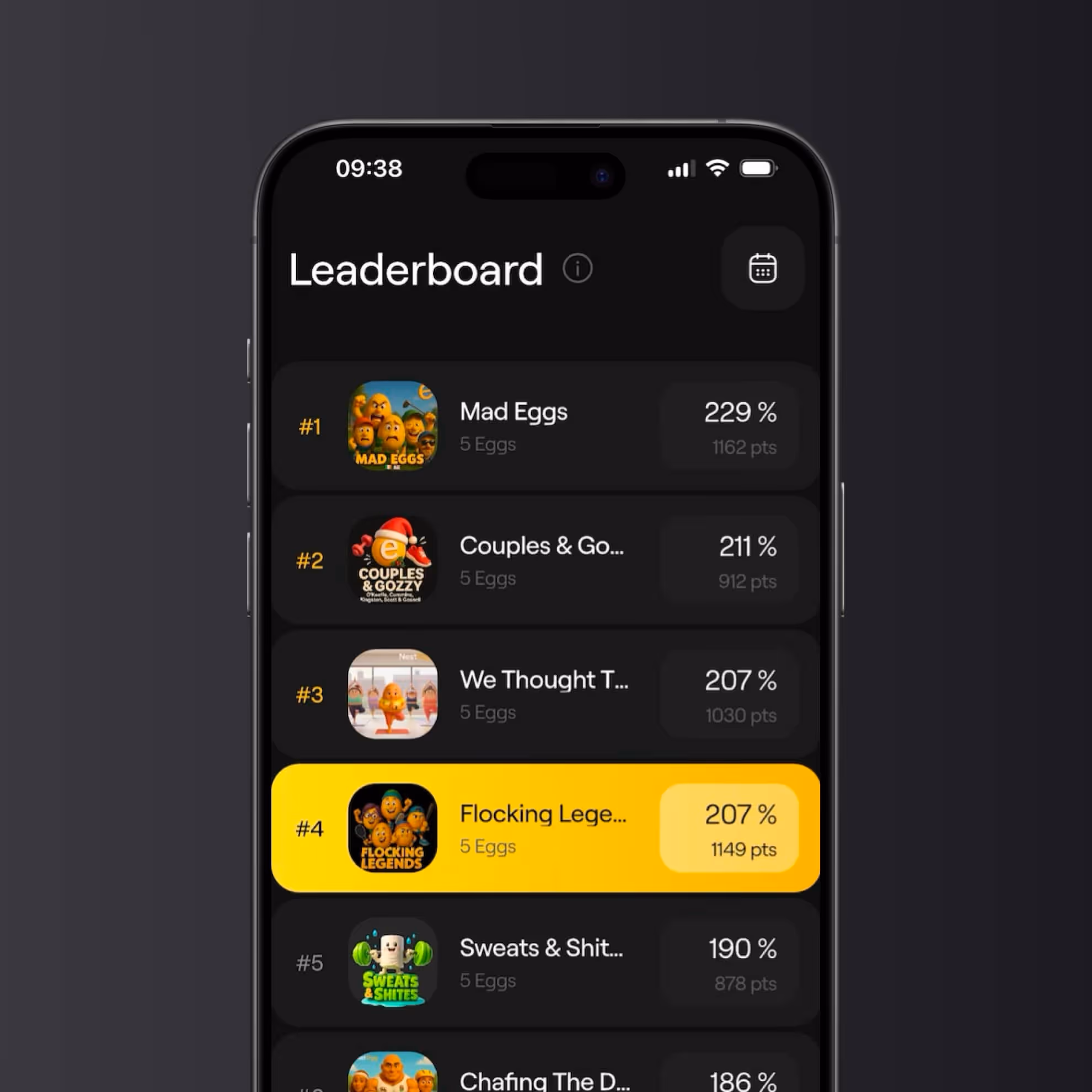 NestEgg phone in hand