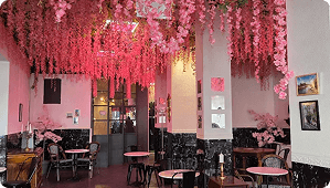 Inside of the cafe