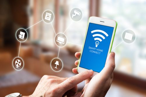 Connected Smart Home Through Smart Phone