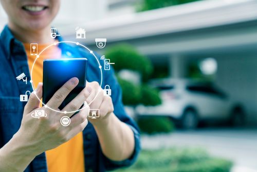 Smart Home Control from Smart Phone