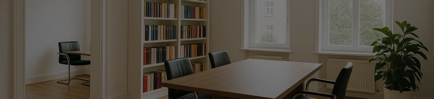 office mit meetingtisch