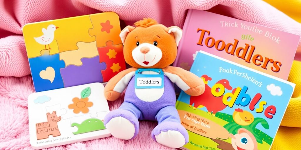 Personlige gaver til 2-årige, farverige og kreative.