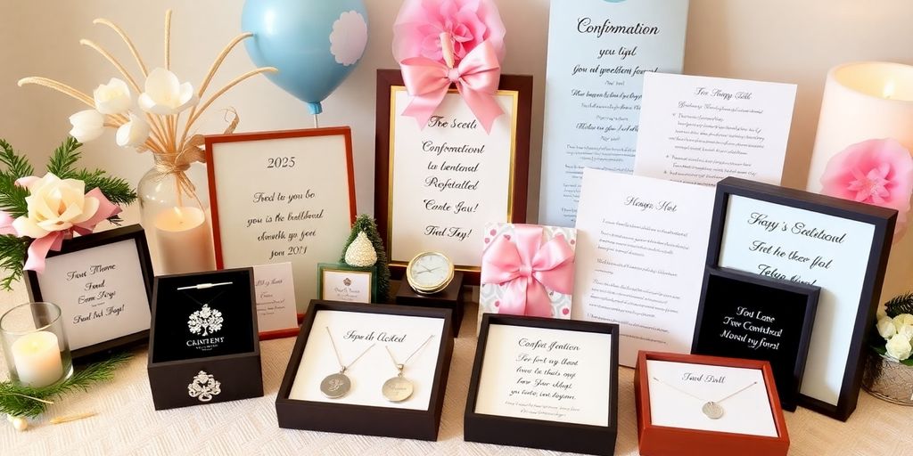 Personlige gaver til konfirmation i 2025.