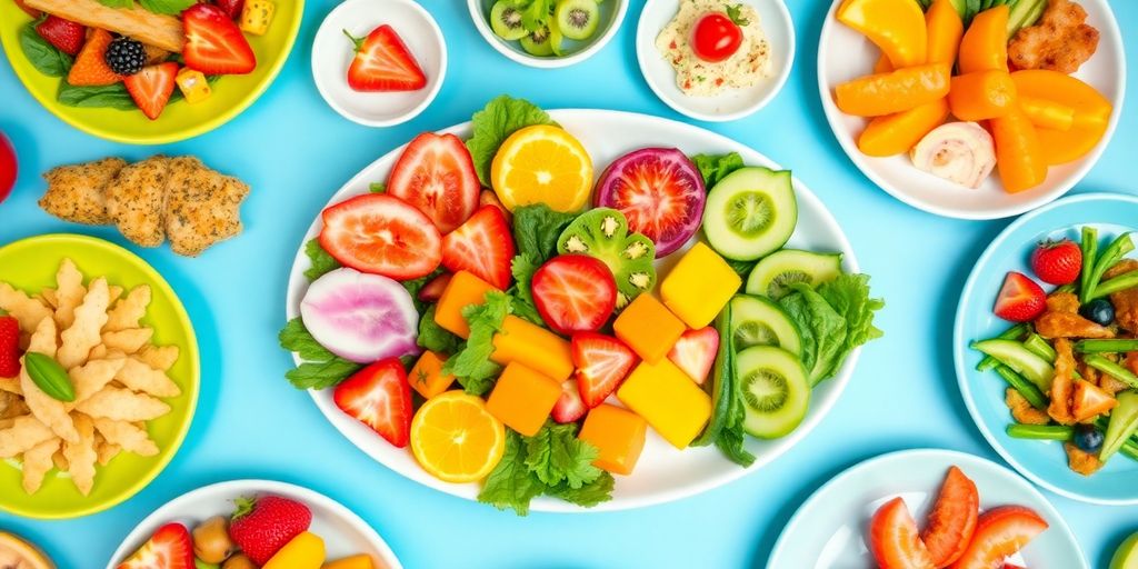 Vegetariske og veganske retter til børn.