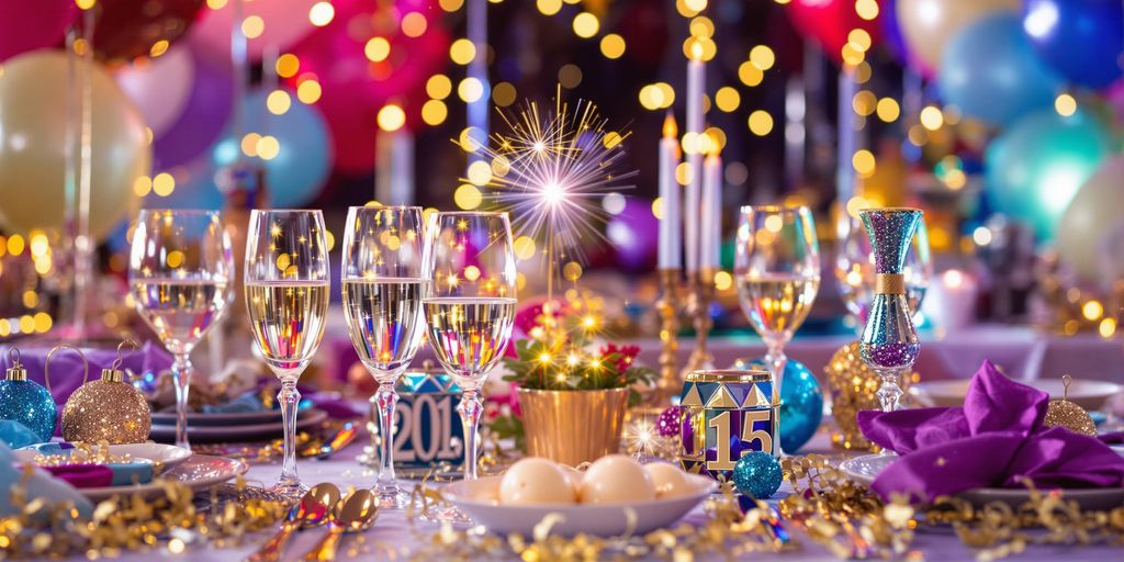 Champagne til nytårsfest