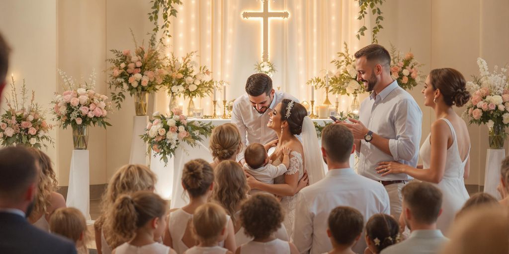 Barnedåb og flot borddækning